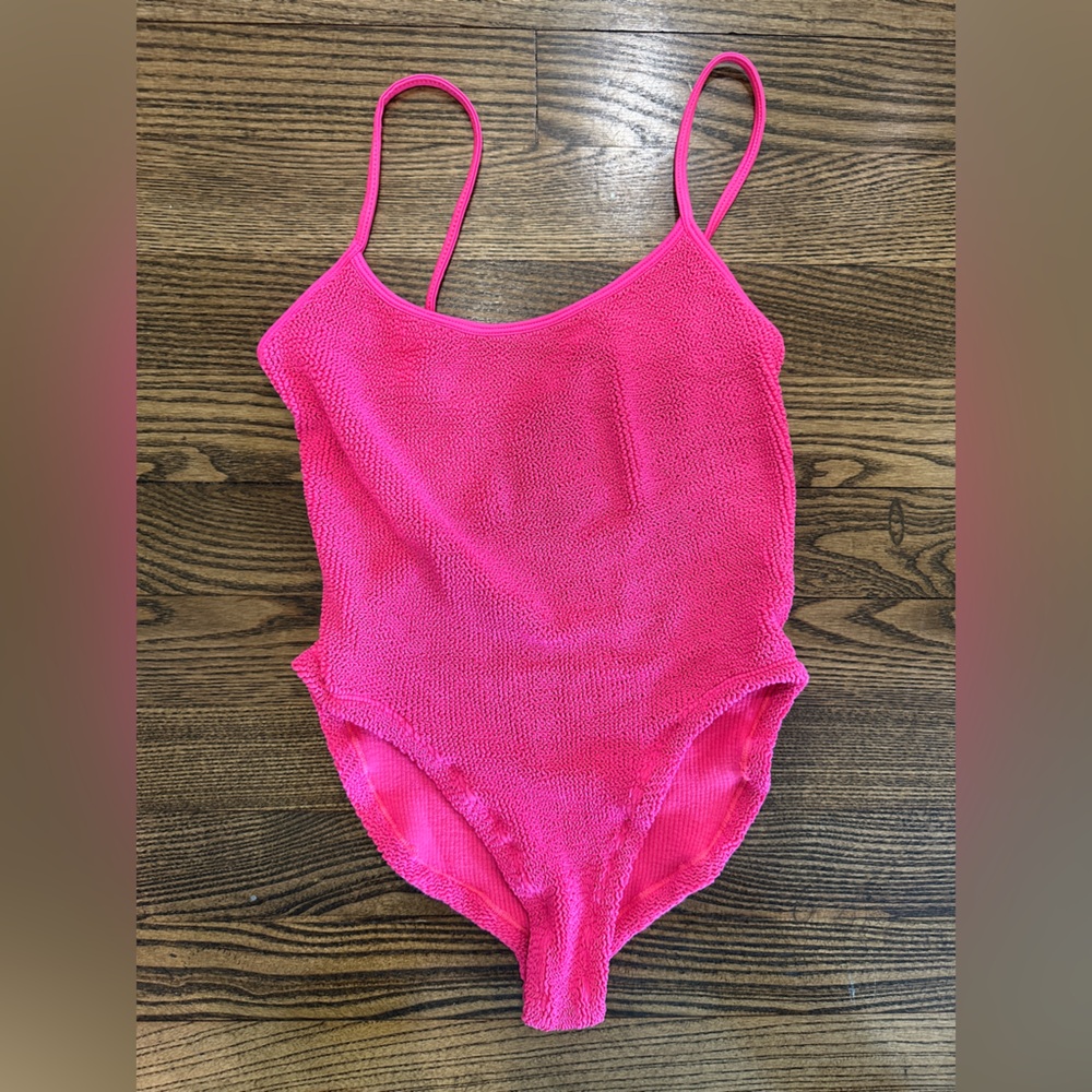 Hunza G Hot Pink One Piece - One Size Fits All